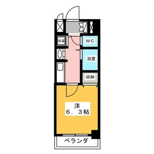 プレサンス大須観音駅前サクシード【5階】の間取り