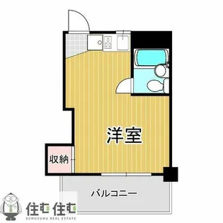 サンライズ48【112号室】の間取り