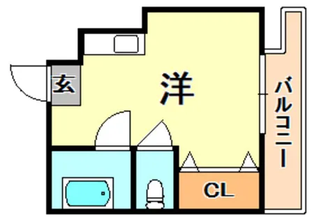 東門エースタウンビル【4階】の間取り