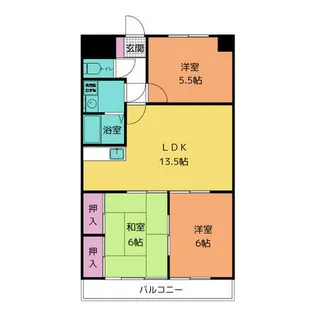 フローレンス三河安城【2階】の間取り