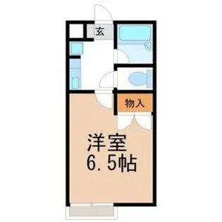 小豆坂シャンテ【1階】の間取り