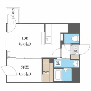 北海道札幌市中央区北六条西12丁目【マンション】の間取り