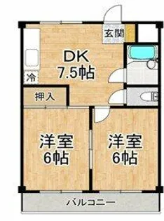 メゾン・ド・くみの木【3階】の間取り