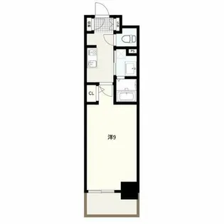 エグゼ心斎橋EAST【6階】の間取り