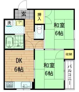 コーセー5番館【2階】の間取り