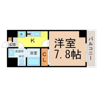 アイコート六番【4階】の間取り