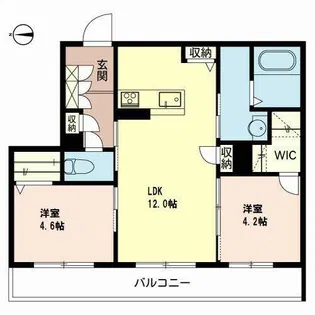 Shamaison Fuso【0202号室】の間取り