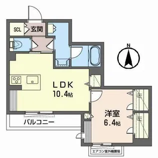 シャーメゾン服部西III【0202号室】の間取り
