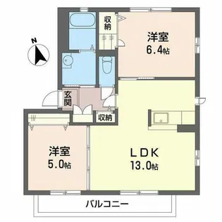 シャーメゾン尾崎【0203号室】の間取り