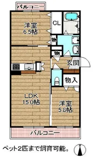 シャーメゾン ラフィーネ【103号室】の間取り