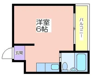 ウィン長居西【3階】の間取り