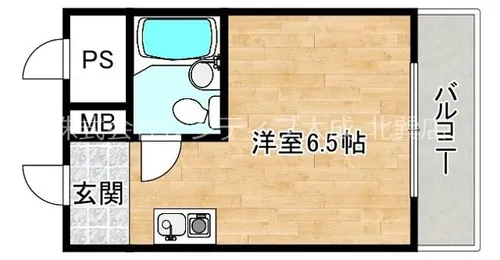 スカイプラザⅢ【10階】の間取り