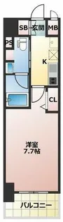 URBANLINK森小路駅前【10階】の間取り