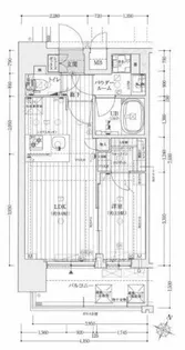 クリスタルグランツBAYフロンティア【11階】の間取り
