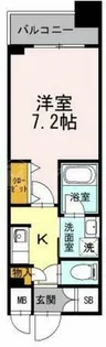 カスタリア堺筋本町【1107号室】の間取り