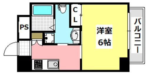 OAZO千里丘【402号室】の間取り