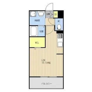 1Rの間取り画像