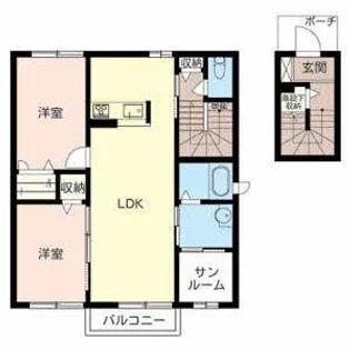 LIVRE II【2201号室】の間取り