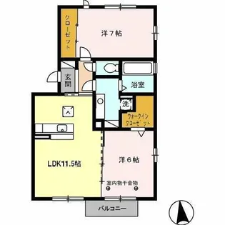 SA-Ⅱ【1階】の間取り