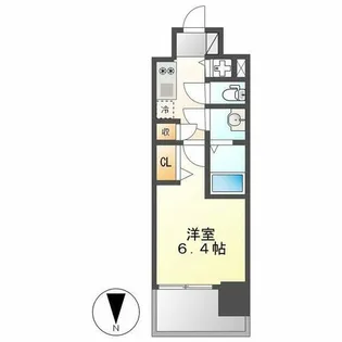 プレサンス錦ラウム【5階】の間取り