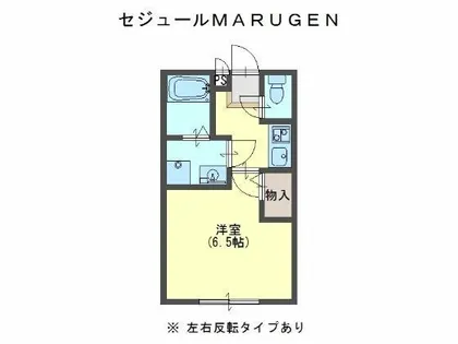 セジュールMARUGEN【1階】の間取り