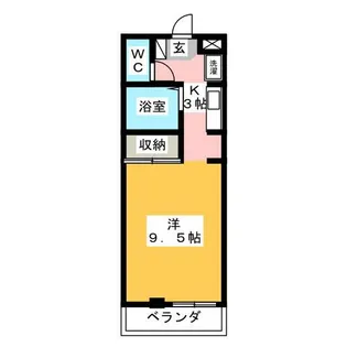 JINビル【3階】の間取り