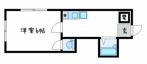 ディバージョン久宝寺【3階】の間取り