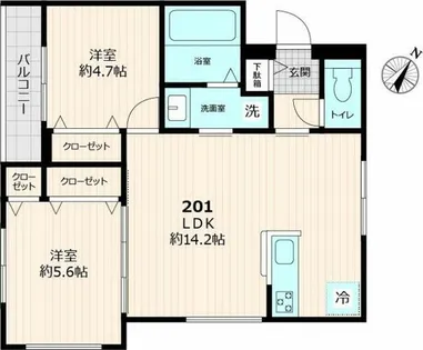 プリメイロ【2階】の間取り