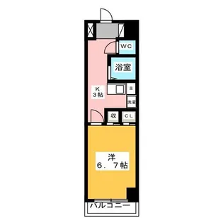 佐古前ビル【3階】の間取り