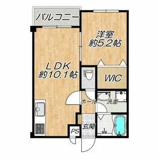 プラザ【303号室】の間取り