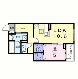 ヒカルサ岸和田畑町【1階】の間取り