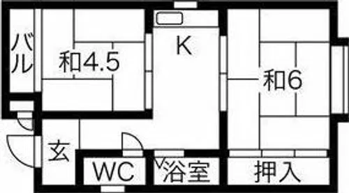 プレアール清水【2階】の間取り