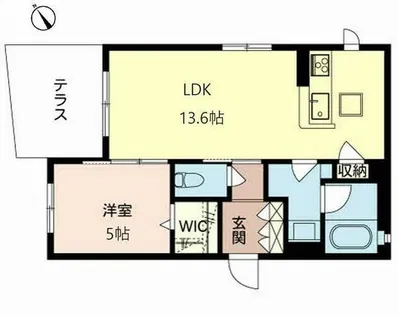 ShaMaison 八尾【0101号室】の間取り