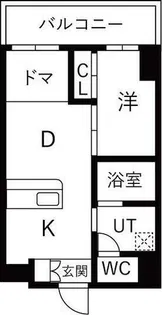 サザンクレスト七道シエル【7階】の間取り