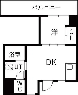 サザンクレスト七道シエル【6階】の間取り