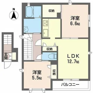 Sha Maison Foret【0201号室】の間取り