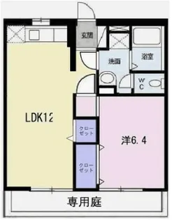 エンジェルコーポラスC【1階】の間取り