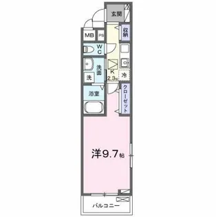 レッドパイン【1階】の間取り