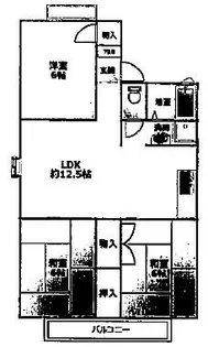 ガーデンハウス【C-202号室】の間取り