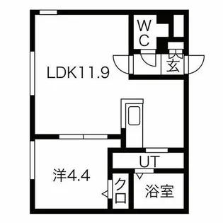 Carrera二十四軒【3階】の間取り