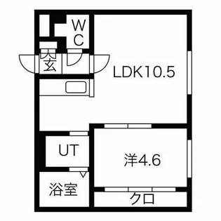 Carrera二十四軒【1階】の間取り