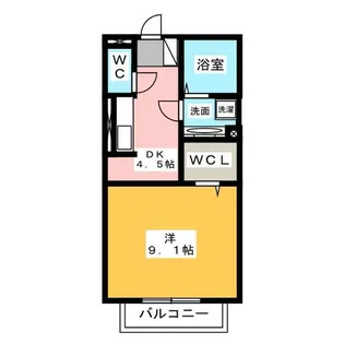 アカシア【1階】の間取り