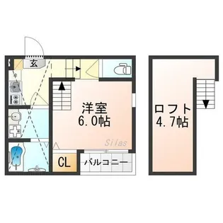 Hale Mahalo【2階】の間取り