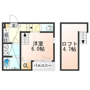 Hale Mahalo【2階】の間取り