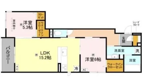 La Coeur北島【2階】の間取り