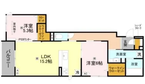 La Coeur北島【3階】の間取り