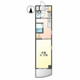 クレセール・サン【6階】の間取り