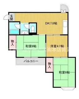 コーポ南野【3階】の間取り