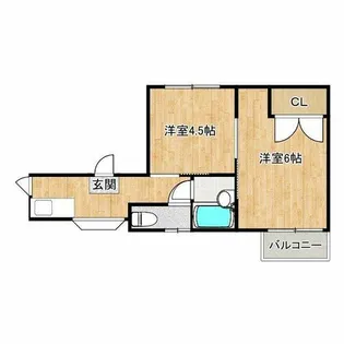 Jiro淡路【5階】の間取り
