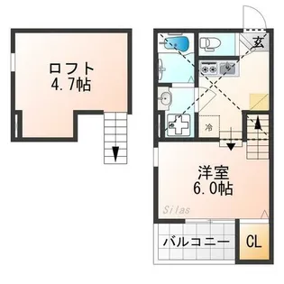 Hale Mahalo【2階】の間取り